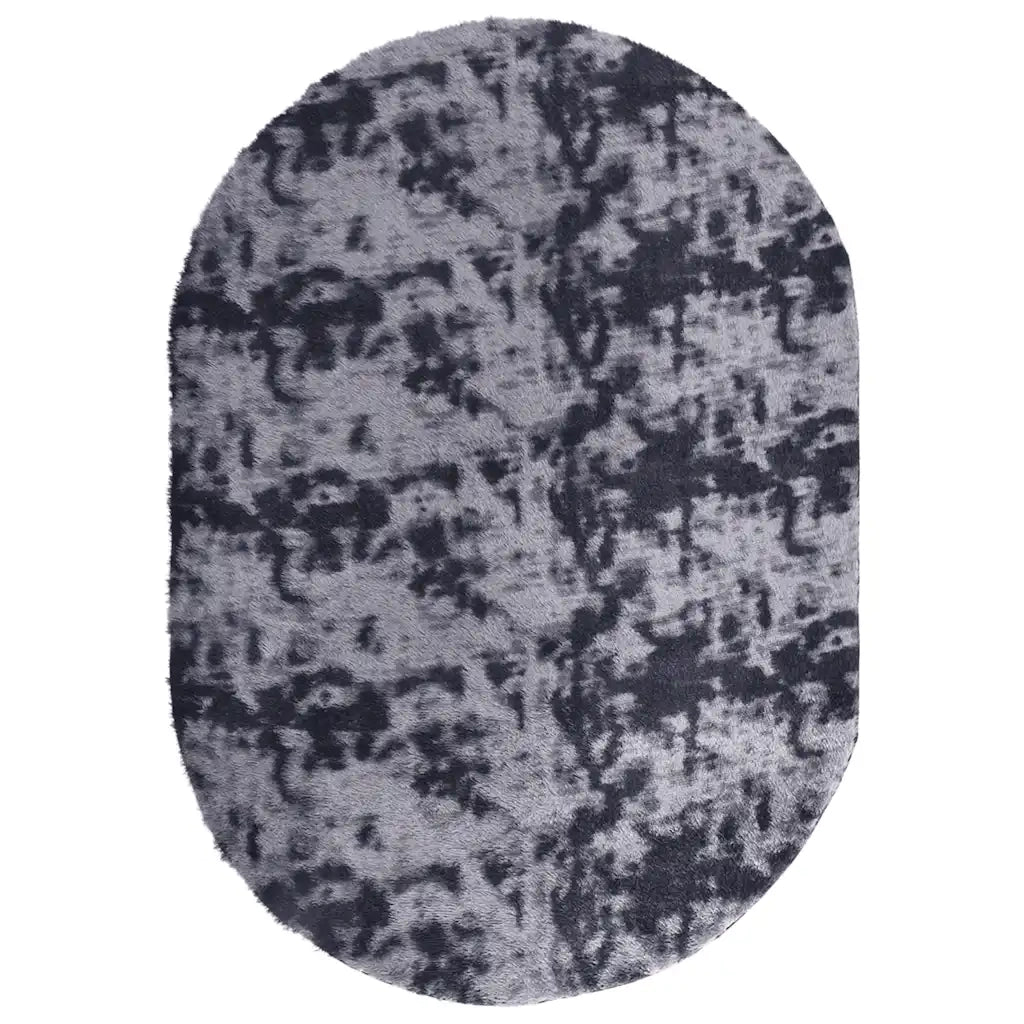 Tappeto Shaggy a Pelo Lungo NAVARRA Grigio Scuro 300x200 cm 4102936