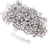 Set di Orecchie 100 pezzi - Orecchie a doppia faccia 5mm - Incluso imballaggio - Per scarpe in pelle/abiti/borse - Materiale duraturo - Finitura professionale - Orecchie in metallo