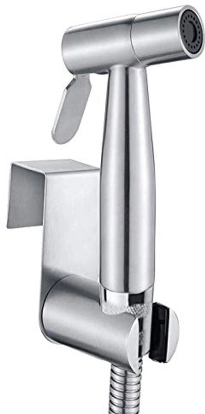 Bidet a mano, bidet a mano, getto in acciaio inossidabile con tubo da 59 pollici e supporto per la doccia