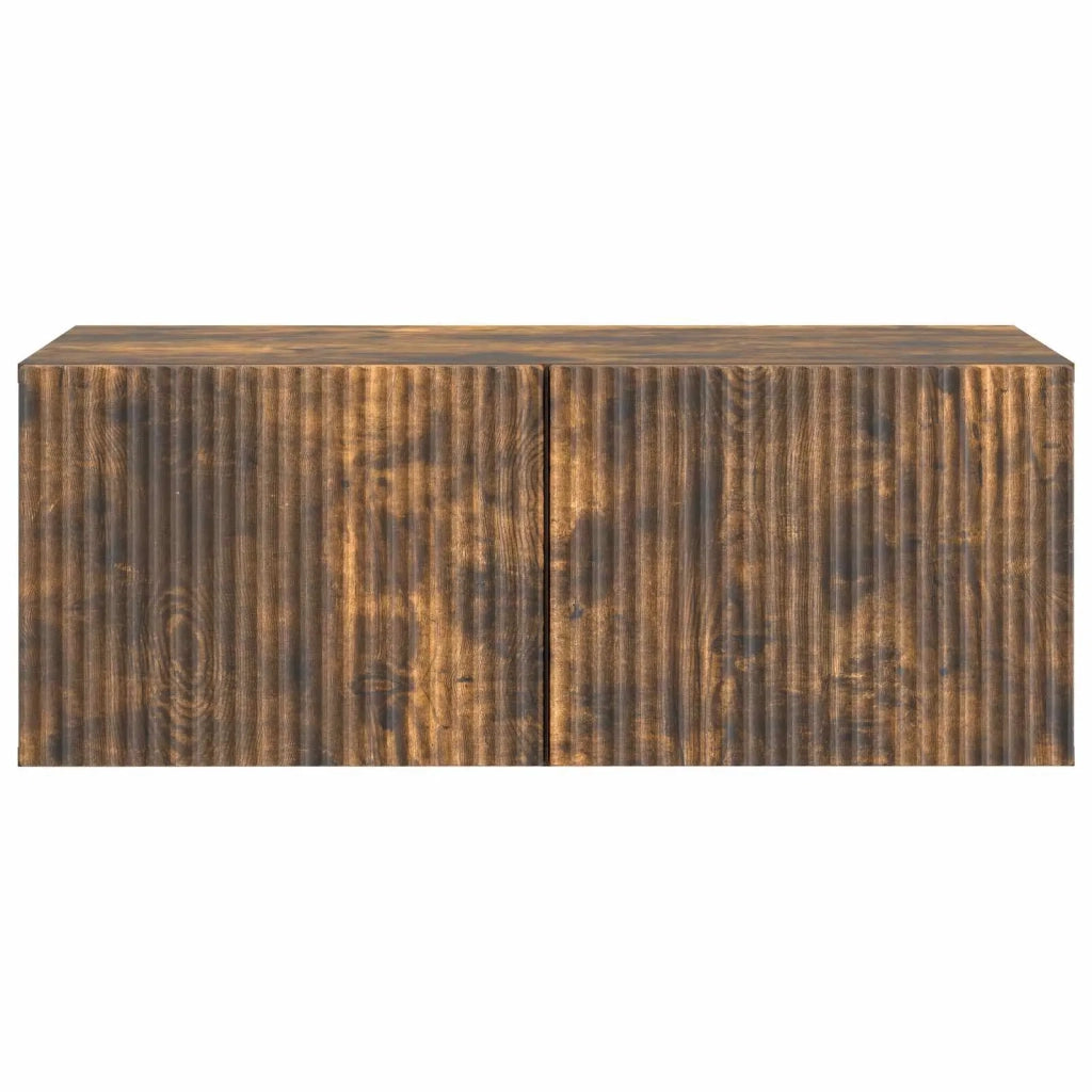 Mobile Porta TV da Muro Rovere Fumo 78,5 x 41 x 30 cm 898520
