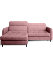Divano ad angolo collezione GOUMSI colore Rosa cipria