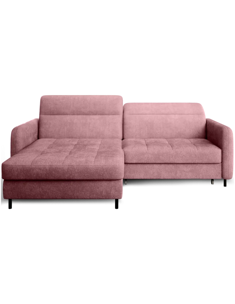 Divano ad angolo collezione GOUMSI colore Rosa cipria