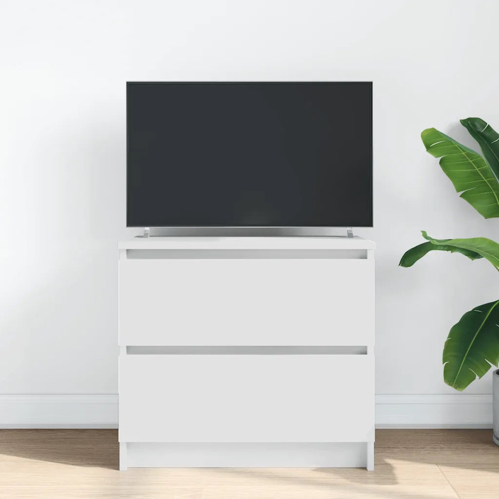 Mobile TV | Armadietto TV | Mobile Porta TV Bianco 60x35x54 cm in Legno Multistrato