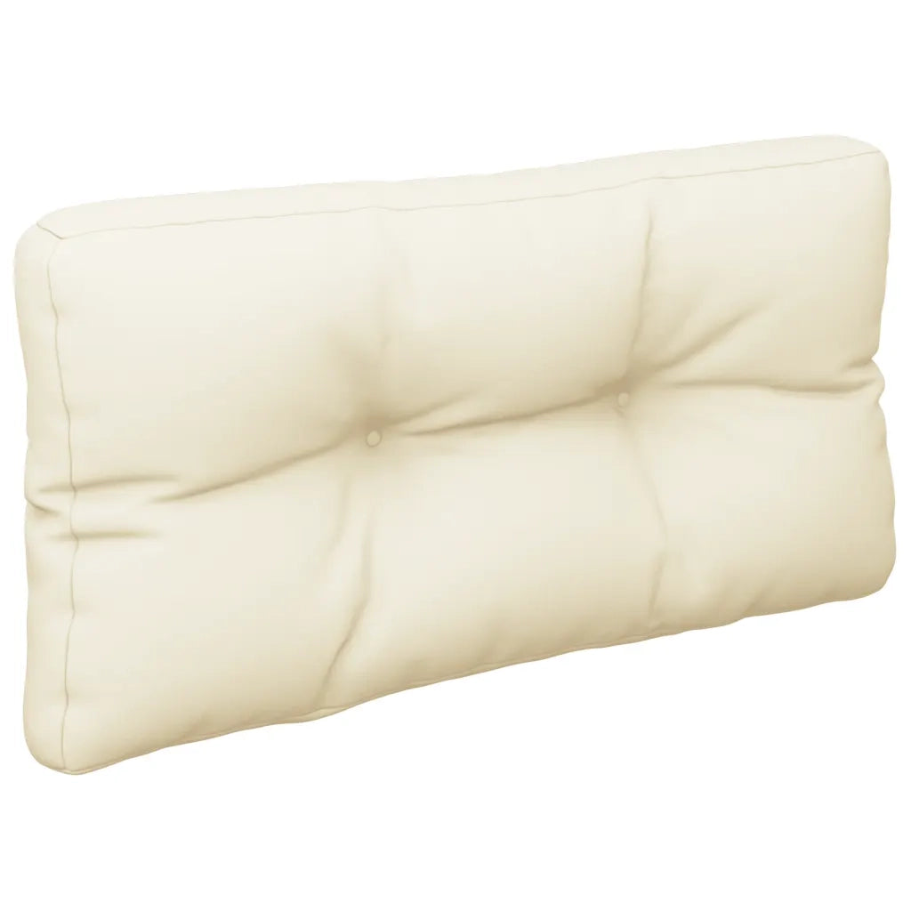 Cuscino per Pallet Crema 70x40x12 cm in Tessuto 360581