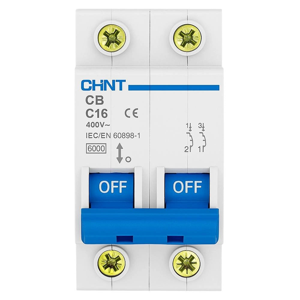 Chint interruttori magnetotermici 1p+n curva c 4,5ka serie eb 2 moduli *** ampere 16 ampere, confezione 1