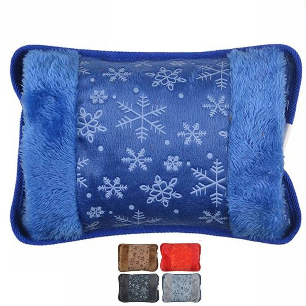 Trade Shop - Borsa Acqua Calda Elettrica Neve Con Tasca Scalda Mani Vari Colori Reversibile -