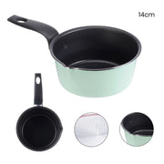 Trade Shop - Casseruola Conica Con Manico Accessori Per Cucinare Pentola Antiaderente Cm14 -
