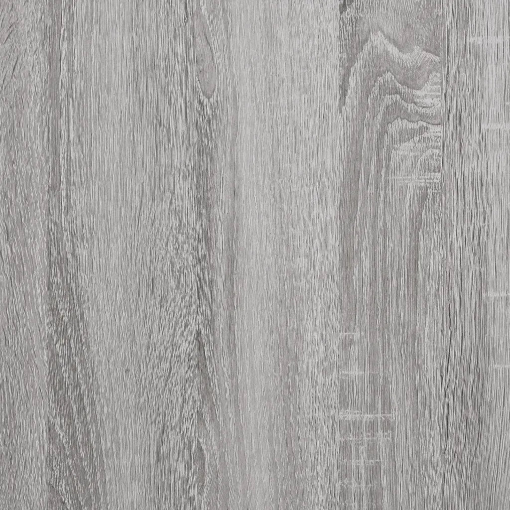 Panca Portaoggetti Grigio Sonoma 82x42x46 cm Legno Multistrato 835080