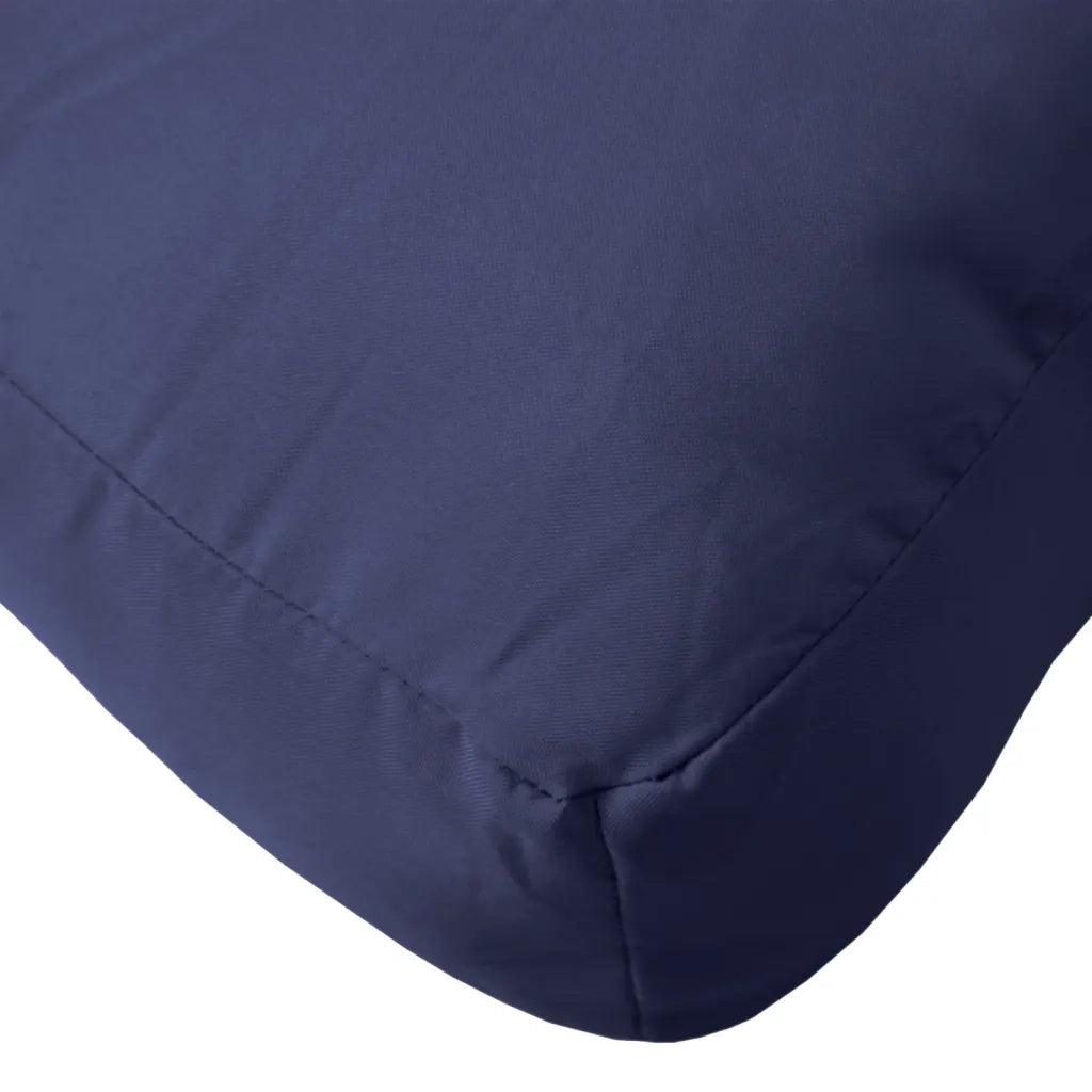 Cuscino per pallet | Cuscini per sedie Blu Marino 58x58x10 cm in Tessuto Oxford