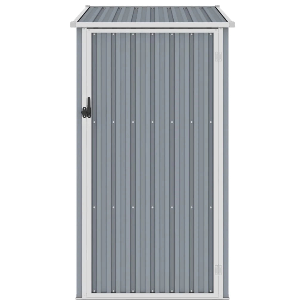 Casetta da giardino cabina ripostiglio casetta da esterno robusta casetta per attrezzi 87 x 98 x 159 cm acciaio zincato grigio 02_0022240