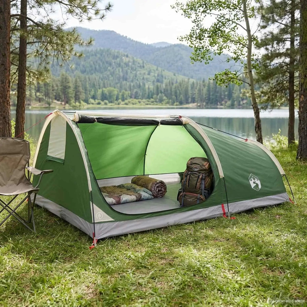 Tenda da Trekking Impermeabile 1 persona 1-Persone Verde 42042230