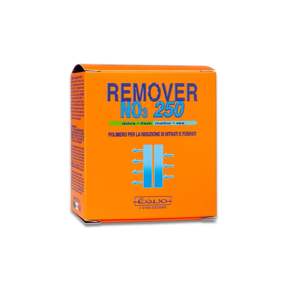 EQUO Remover NO3 - Polimero Per La Riduzione Di Nitrati E Fosfati in Acqua Dolce e Marina Formato: 250 ml
