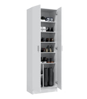 ARMADIO MULTIUSO 2 ANTE BIANCO 007146O L.59 P.37 H.180 CM