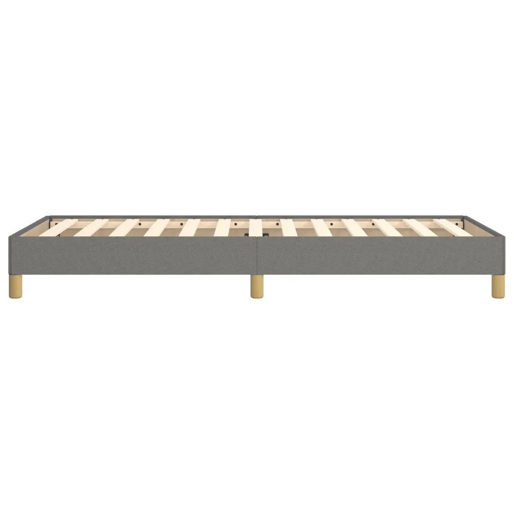 Giroletto senza Materasso Grigio Scuro 90x200 cm Tessuto 346787