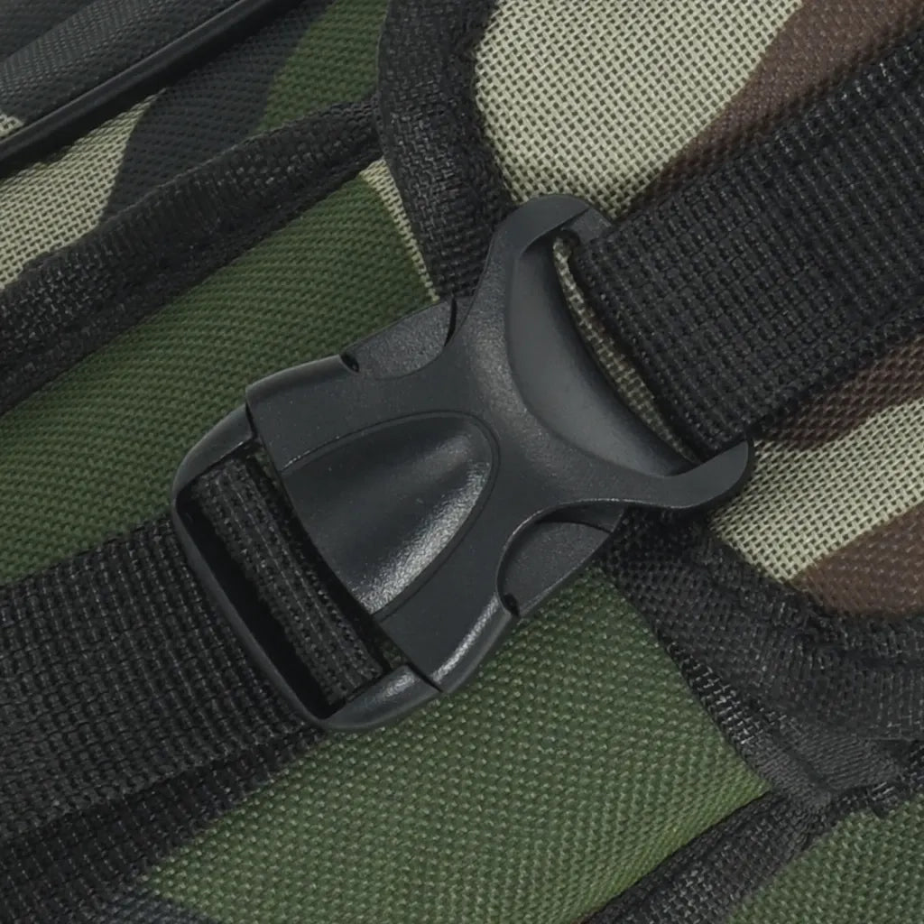 Borsa per Canna da Pesca Verde Mimetico 150 cm Tessuto Oxford 4009994