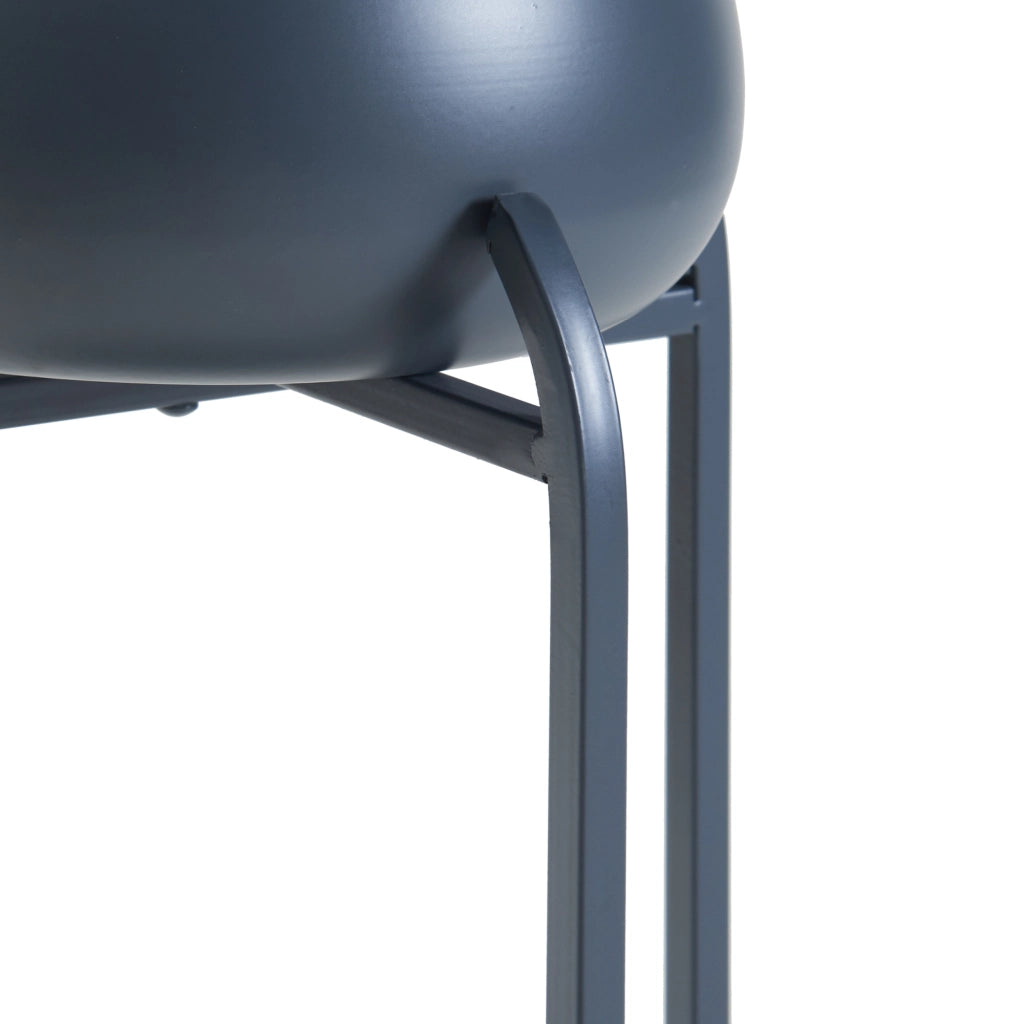 Stand Portapiante Altena 80,5 x 40 x 40 cm Metallo Nero [en.casa]
