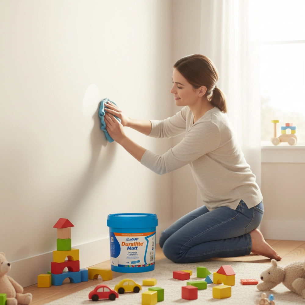 Dursilite gypsos 4 l idropittura antimuffa superlavabile per cartongesso