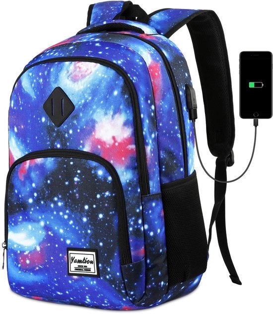 Borsa da Scuola per Ragazze Adolescenti, Borsa da Scuola per Ragazzi Adolescenti con Tasca per Laptop da 15,6 pollici