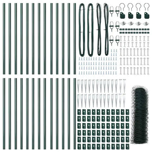 Palo della recinzione Verde 50 x 0,6 m (rete a maglia 50 mm)