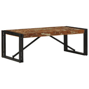 Tavolino Salotto Multicolore 100x50x35 cm Legno Recupero