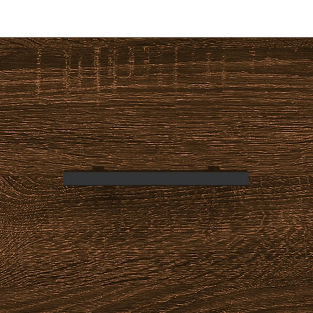 Credenza Rovere Marrone 69,5x31x115 cm in Legno Multistrato
