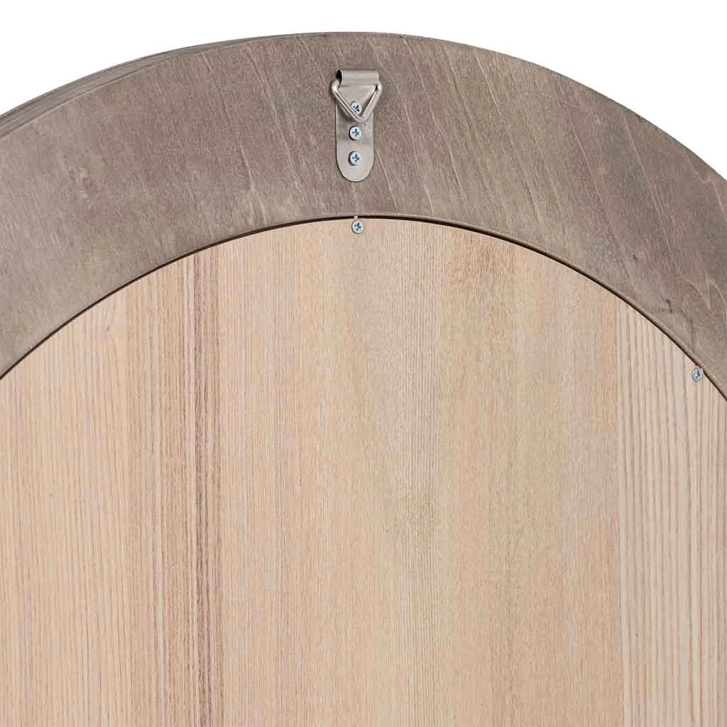Specchio in legno marrone D80x4 cm