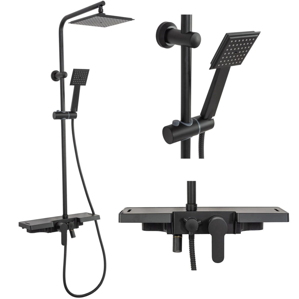Set Doccia Rea Bravo Black