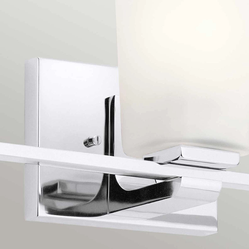Applique bagno Kichler Roehm cromo 3 luci G9 LED 3000K