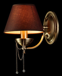 Lampada da parete Royal Classic in Metallo Chester Ottone