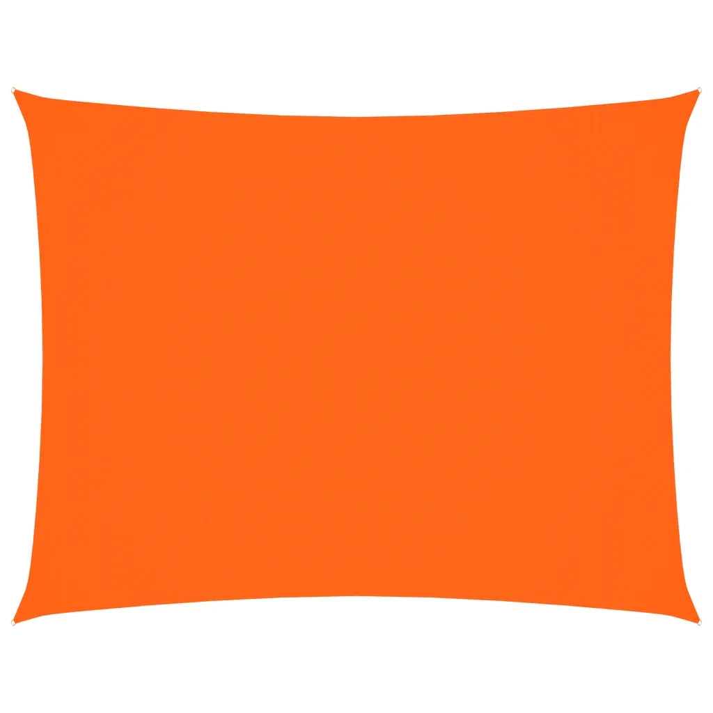 Parasole a Vela Oxford Rettangolare 6x8 m Arancione 135718