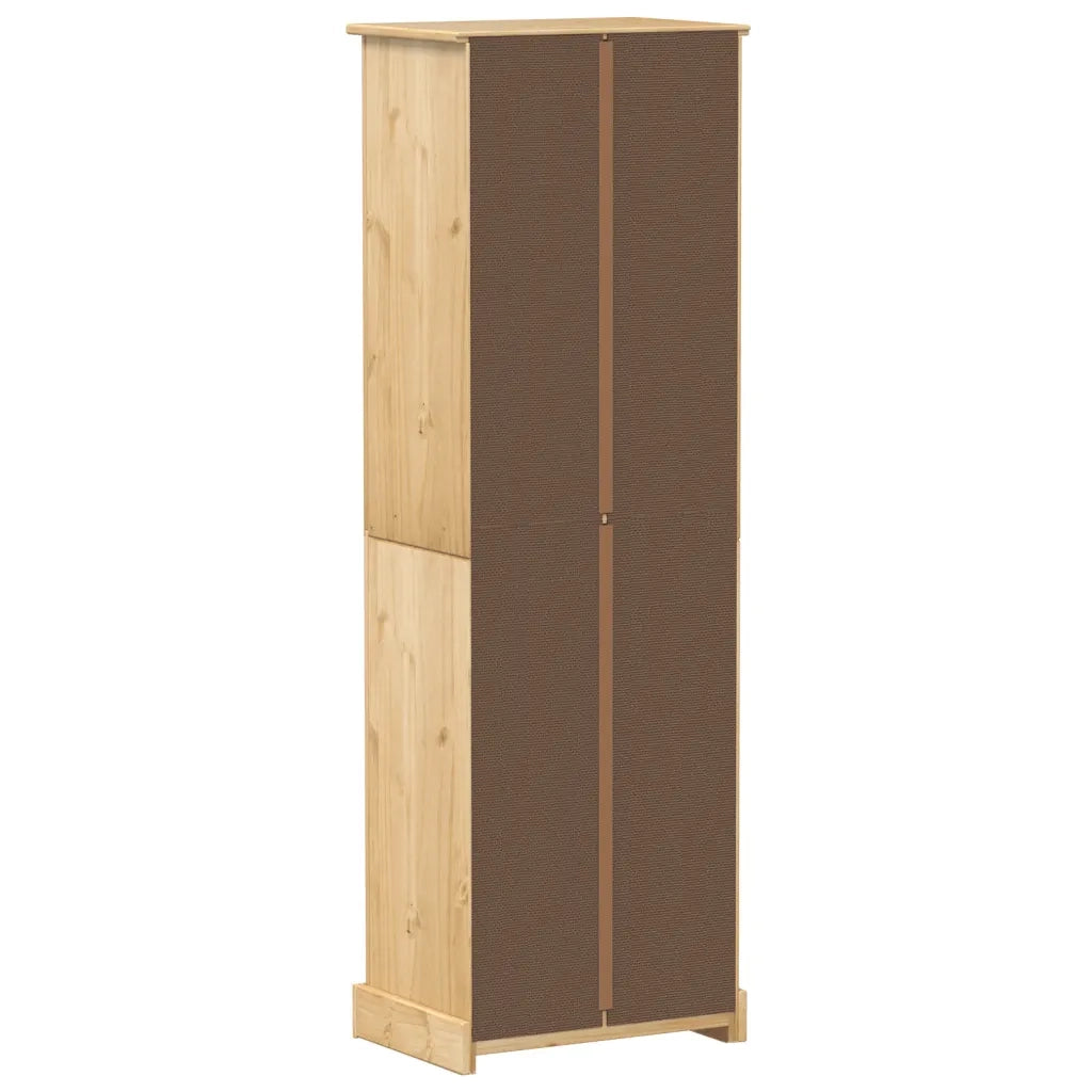 Armadio Corona 55x38x170 cm in Legno Massello di Pino CFW8672012