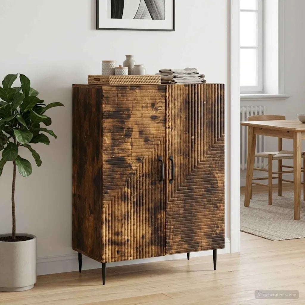 Credenza Rovere Fumo 66 x 34,5 x 89,5 cm Legno ingegnerizzato 894820