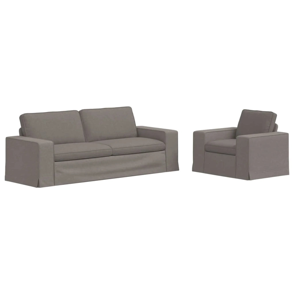 Set di divani 2 pcs Talpa 222 x 80 x 82 cm Tessuto