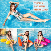 Hammacca galleggiante - 4 in 1 Hammacca gonfiabile per piscina - Hammacca a bagno - Letto galleggiante - Anello da nuoto per adulti - Festa in spiaggia - Vacanza waterhangmat