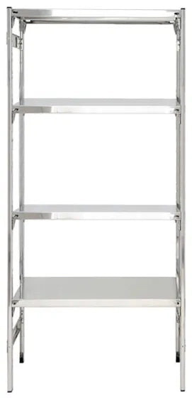 Ripiano in acciaio inox per alimenti cm. 60x60x180h