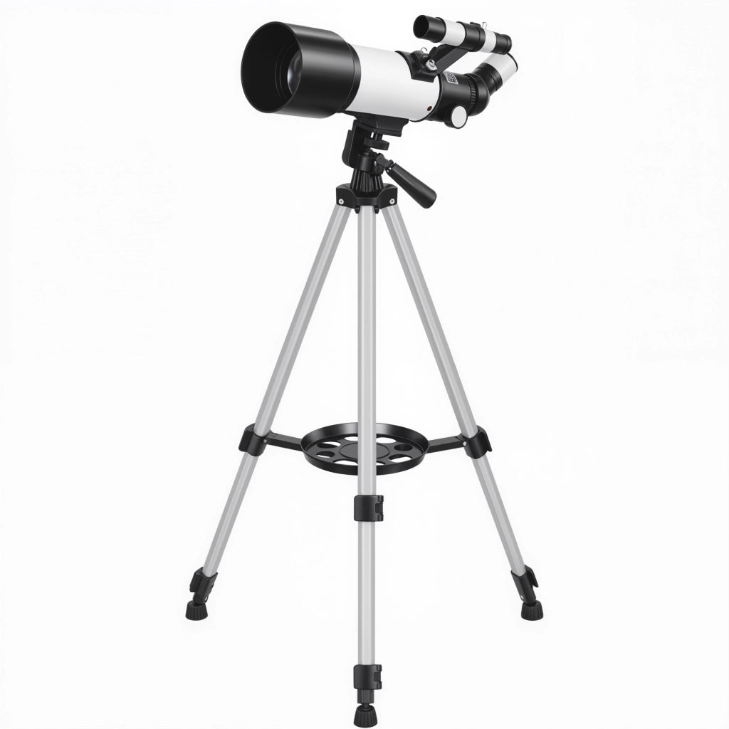 Telescopio astronomico per adulti e principianti 70 mm ¨C zephmum ¨C 80x80x135 cm bianco
