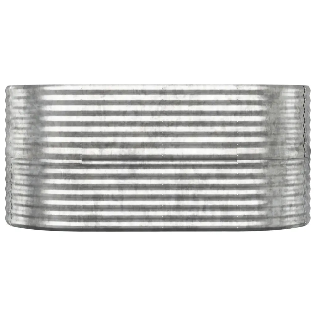Letto Giardino Acciaio Zincato 152x80x68cm Argento 318952