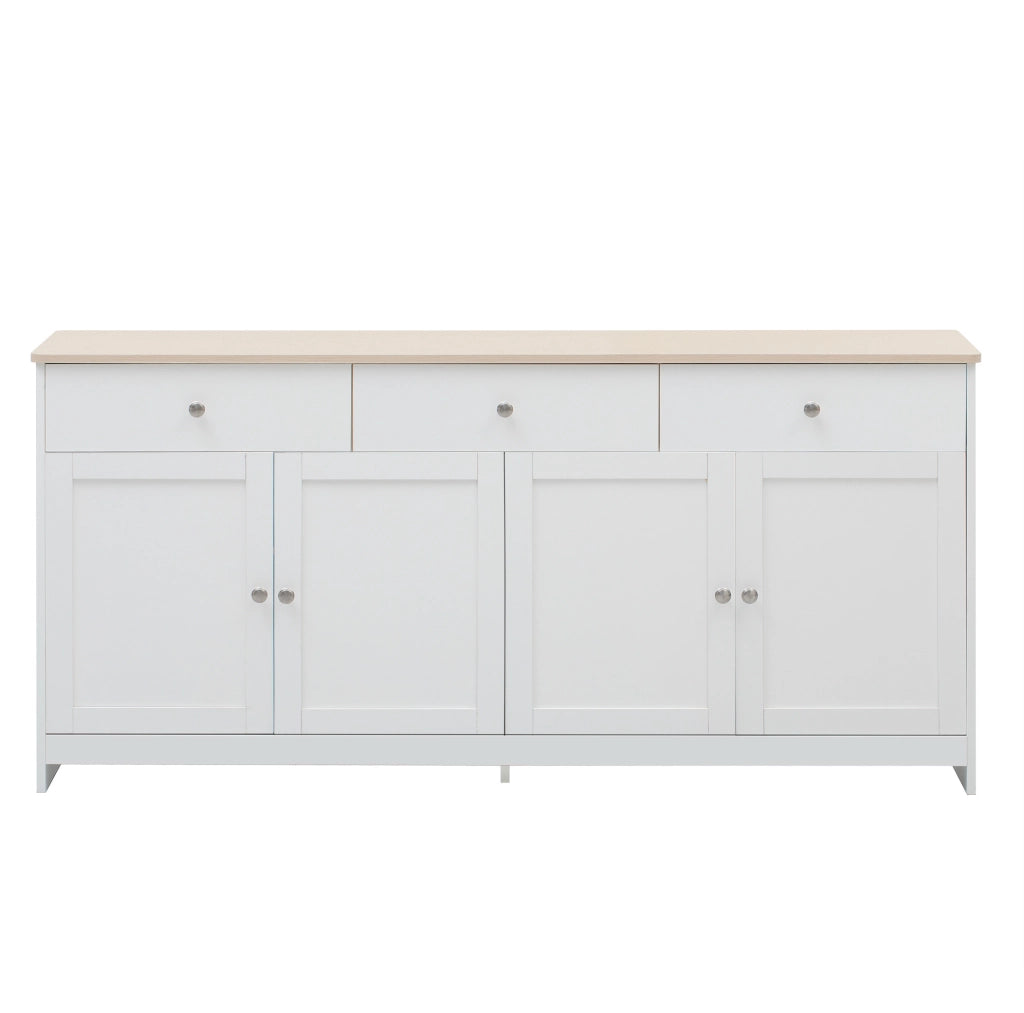 Madia rustica 160 cm con 4 ante e 3 cassetti