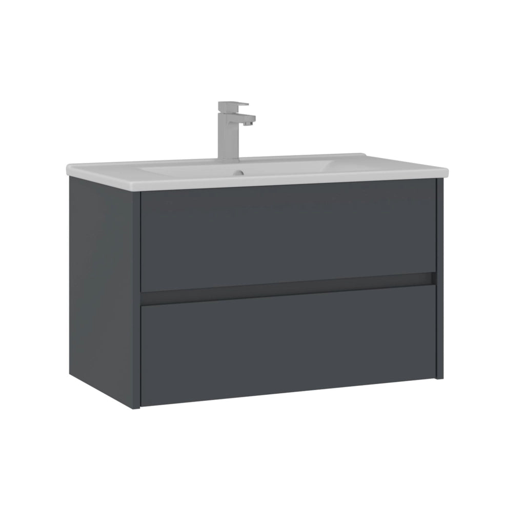 Mobile lavabo "Side 85 v2" - 85 x 45 x 52 cm - Antracite opaco