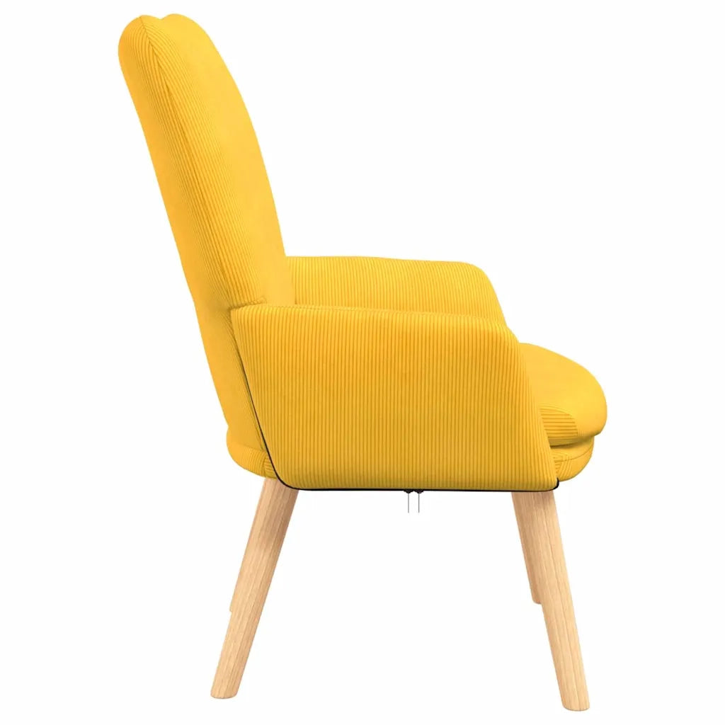Poltrona-Divano Sedia Giallo Chiaro 63 x 67 x 94 cm Tessuto