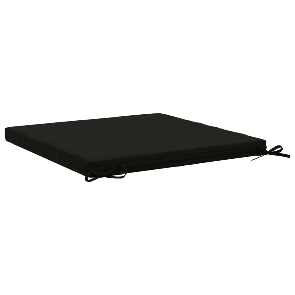 Cuscini per Sedia in 4 Pezzi SOEST 4 pz 100% Poliestere Nero 944674