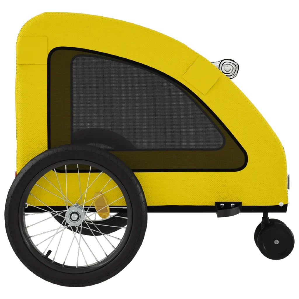 Rimorchio da Bici per Animali Giallo Oxford e Ferro CFW6802632