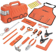 Set di attrezzi per bambini - vera attrezzatura manuale con cassa degli strumenti