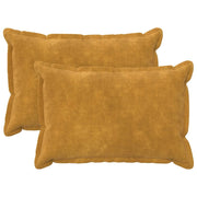 Cuscino con cuscino HOUTEN 2 pz Giallo Fleece in microfibra 935714