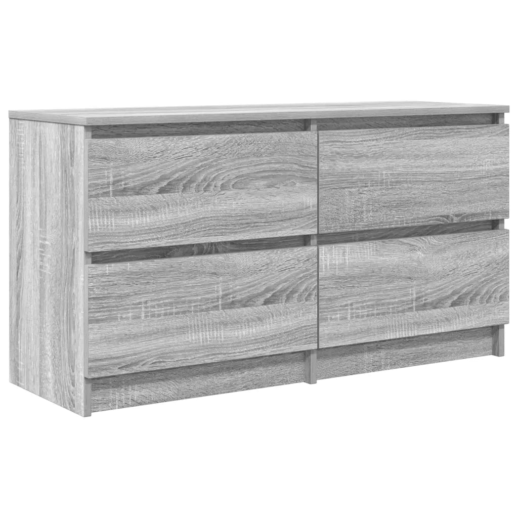 Mobile TV-Credenza TV-Console TV Grigio Sonoma 100x35x54 cm in Legno Multistrato 196602