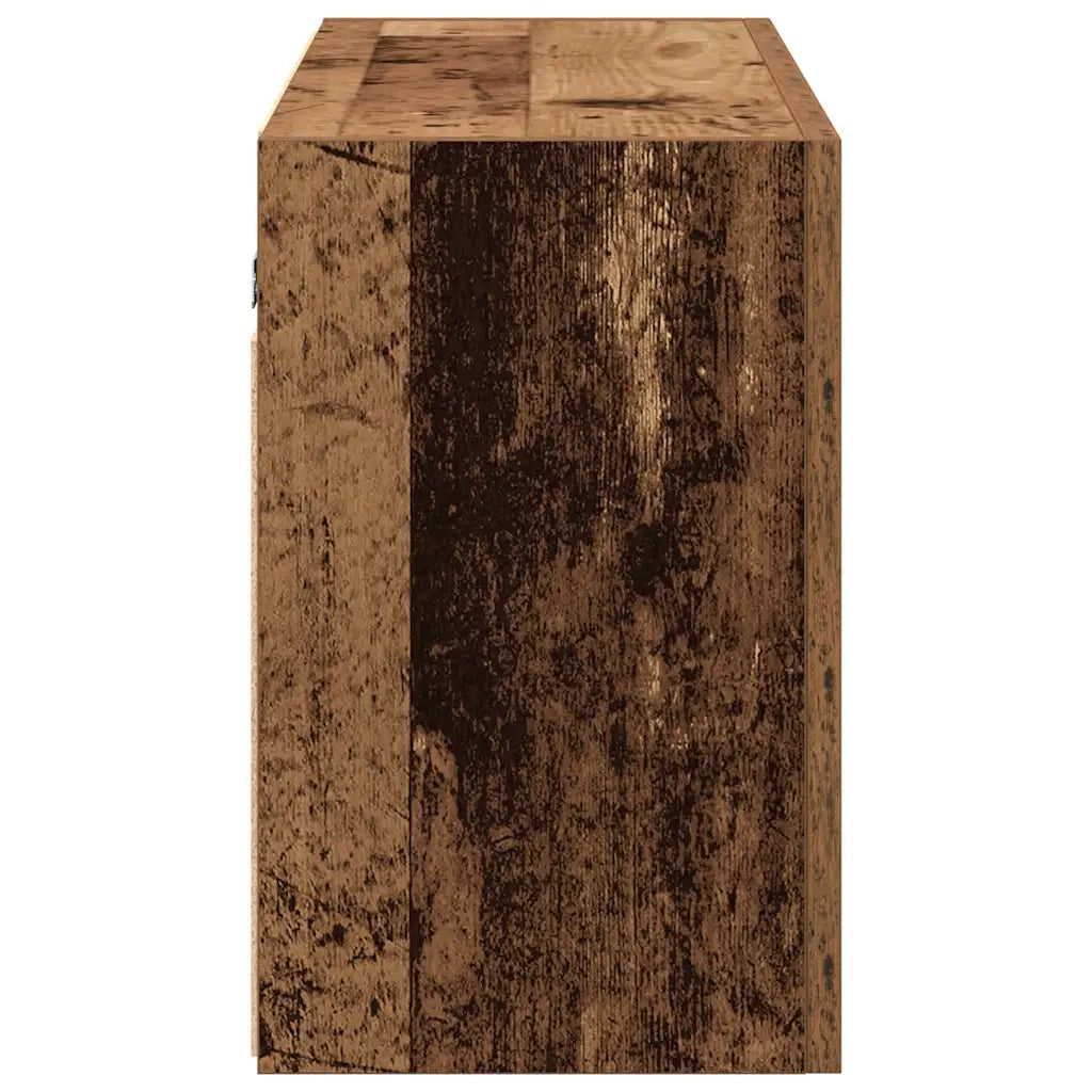 Mobile da Bagno Legno Antico 100x25x40 cm in Truciolato 860110