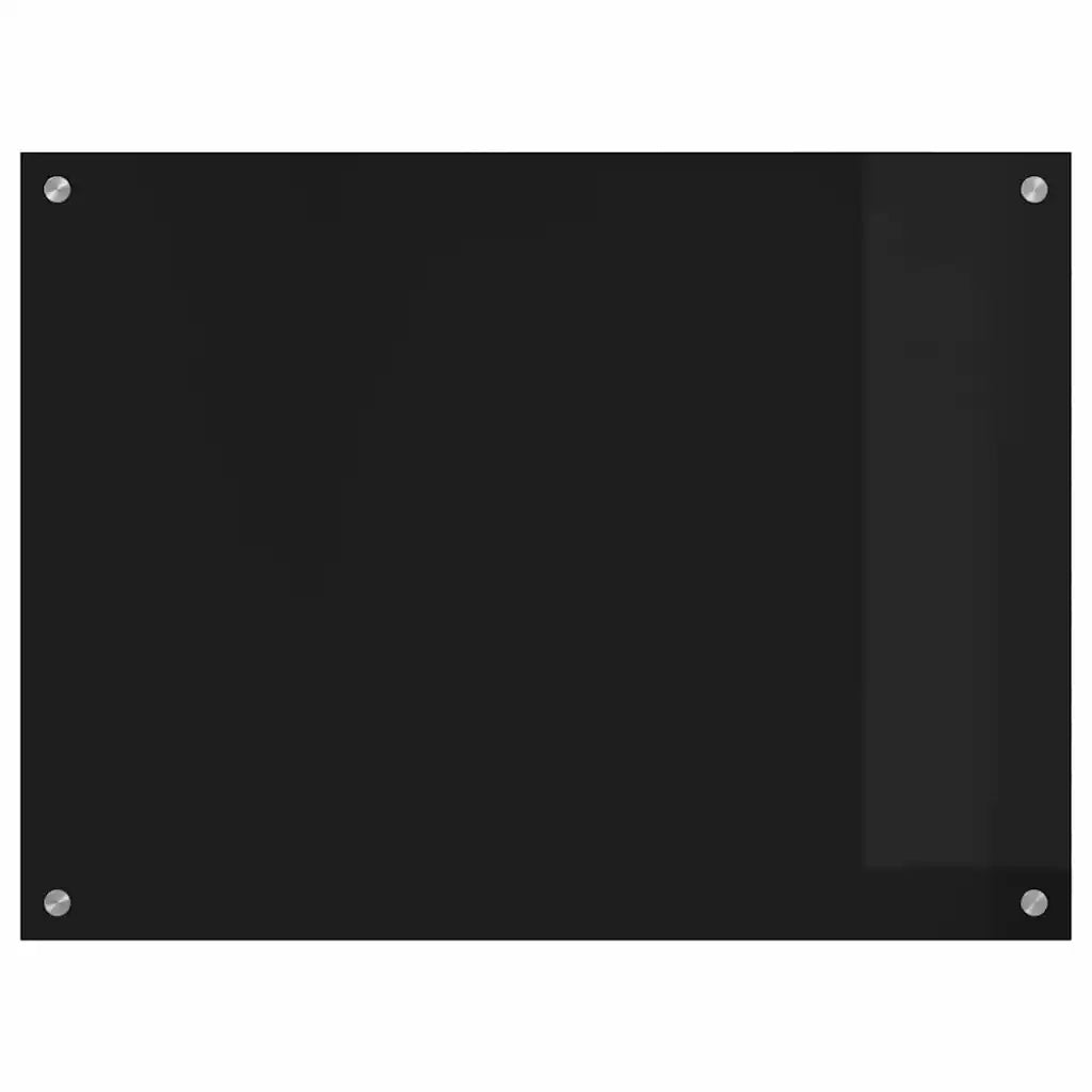Schienale da cucina Nero 80 x 60 cm vetro temperato CFW9248888