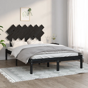 Giroletto Nero 135x190 cm Double in legno Massello 3104847
