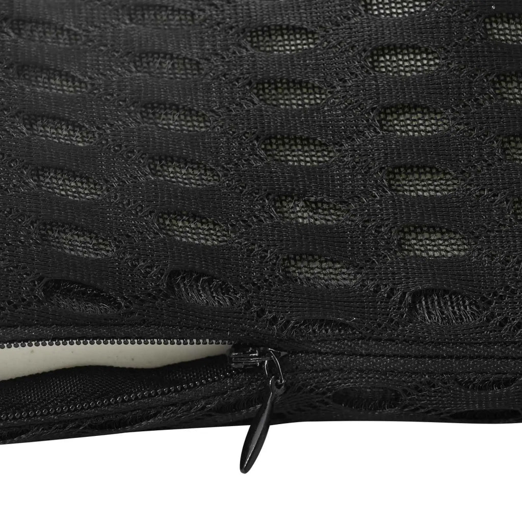 Cuscino lombare Nero Schiuma Memory 46 x 24 x 11 cm CFW2889811
