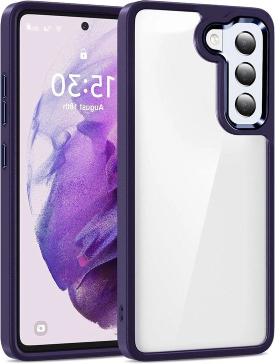 Hoes trasparente per smartphone con schermo da 6,7 pollici - Bumper TPU morbido - Anti-abbagliamento - Resistente alle graffette - Resistente agli urti